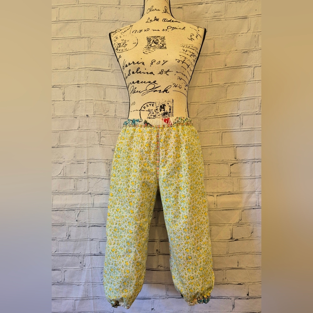 Patchwork Multicolor Long Bloomers - Picture 3 of 4